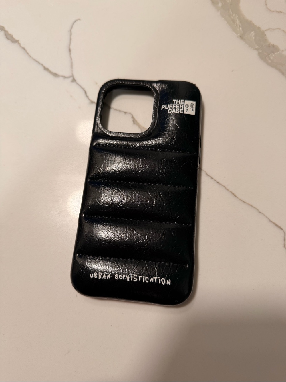 Urban Sophistication - Black Puffer iPhone 14 Pro Max Case